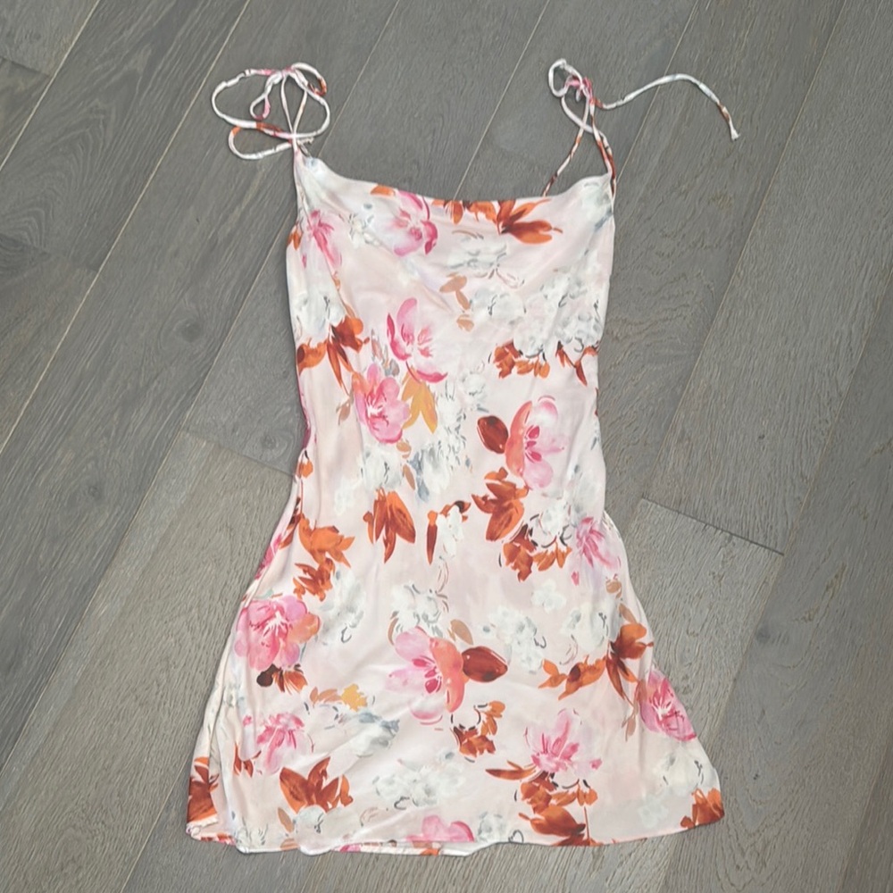 Floral Spaghetti Strap Dress